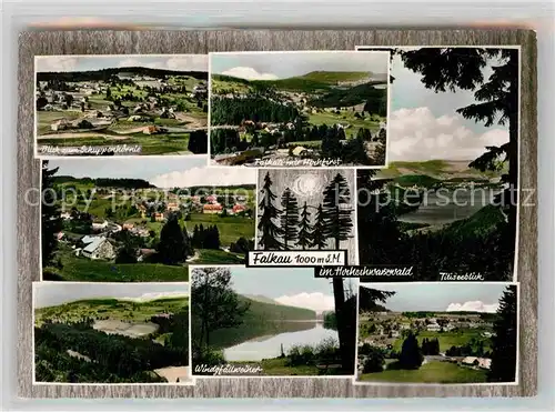 AK / Ansichtskarte Falkau Panorama Windgfaellerweiher Titiseeblick Hochfirst Kat. Feldberg (Schwarzwald)