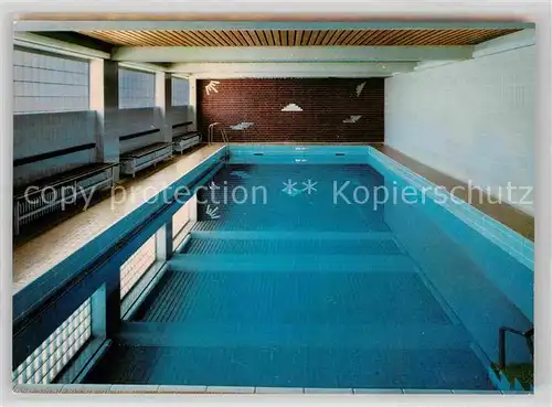 AK / Ansichtskarte Besenfeld Gasthof zum Loewen Hallenschwimmbad Kat. Seewald