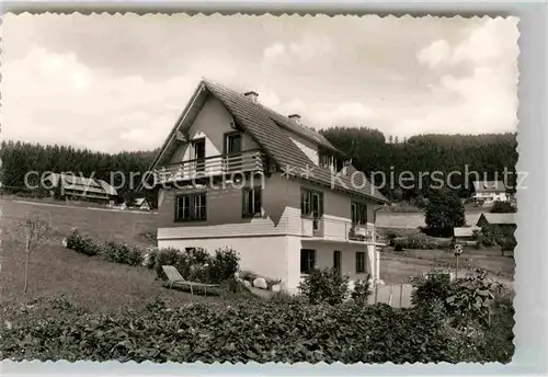 AK / Ansichtskarte Saig Schwarzwald Haus Charlotte Kat. Lenzkirch