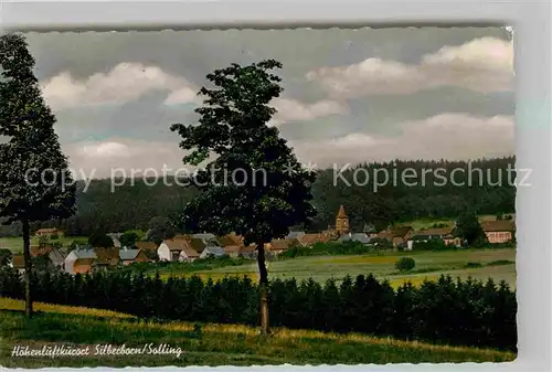 AK / Ansichtskarte Silberborn Panorama Kirche Kat. Holzminden