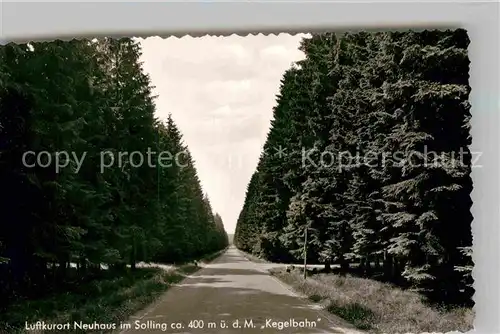 AK / Ansichtskarte Neuhaus Solling Kegelbahn Kat. Holzminden