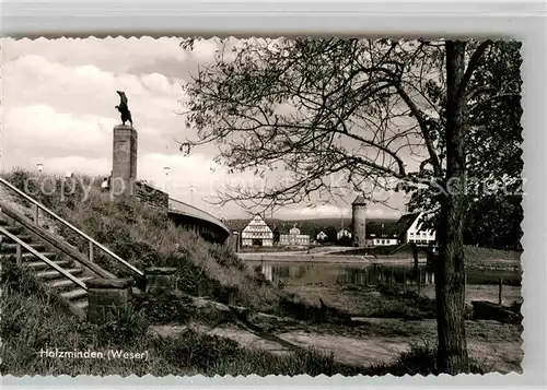 AK / Ansichtskarte Holzminden Weser Denkmal Weserbruecke Kat. Holzminden