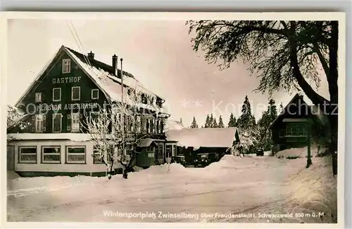 AK / Ansichtskarte Zwieselberg Freudenstadt Gasthof Pension Auerhahn Nebenhaeuser Kat. Freudenstadt