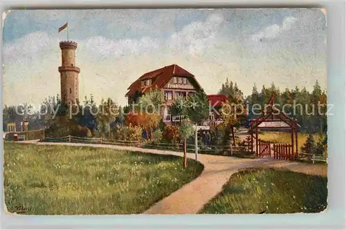 AK / Ansichtskarte Freudenstadt Friedrichshoehe mit Turmrestaurant Kat. Freudenstadt