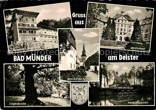 AK / Ansichtskarte Bad Muender Berghaus Deisterholz Deisterhort Waldschloesschen Ziegenbuche Kat. Bad Muender am Deister