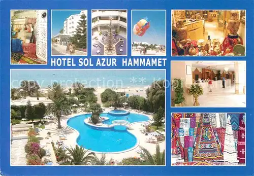 AK / Ansichtskarte Hammamet Hotel Sol Azur Teilansichten Swimmingpool Kat. Tunesien