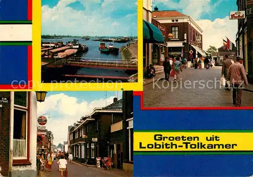 AK / Ansichtskarte Lobith Tolkamer Hafen Ortsmotive