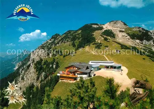 AK / Ansichtskarte Graen Tirol Bergstation Fuessener Joechle Fliegeraufnahme Kat. Graen