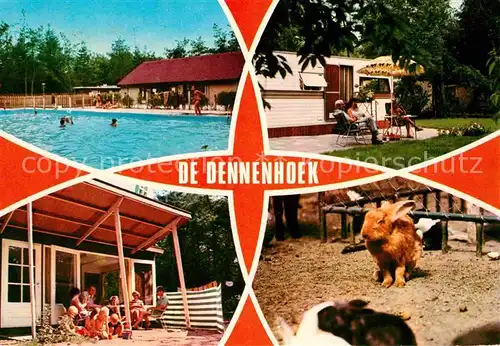 AK / Ansichtskarte Harderwijk Vakantiecentrum De Dennenhoek Schwimmbad Bungalows Kat. Harderwijk