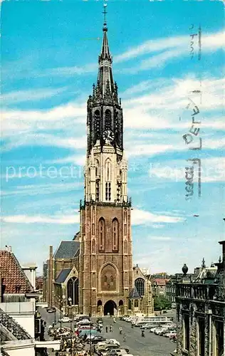 AK / Ansichtskarte Delft Markt met Nieuwe Kerk Kat. Delft