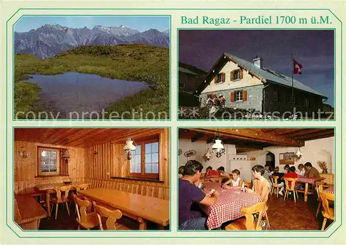 AK / Ansichtskarte Bad Ragaz Panorama Ferienlagerhaus Sennhuette Gastraeume Kat. Bad Ragaz