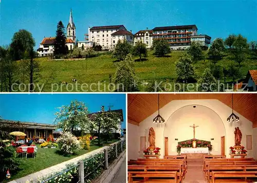 AK / Ansichtskarte St Pelagiberg Kurhaus Marienburg Park Kapelle Inneres Kat. St Pelagiberg