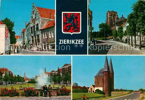 AK / Ansichtskarte Zierikzee Dorfmotive Brunnen Schloss Kat. Zierikzee
