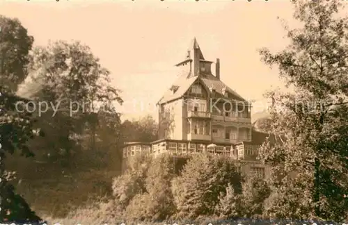 AK / Ansichtskarte Schwarzatal Hotel Schwarzaburg Kat. Rudolstadt