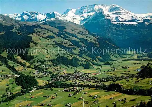 AK / Ansichtskarte Lenk Simmental Fliegeraufnahme Wildstrubel Kat. Lenk Simmental