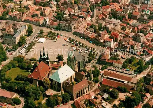 AK / Ansichtskarte Erfurt Domplatz Mariendom Pfarrkirche St. Severi  Kat. Erfurt