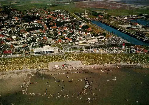 AK / Ansichtskarte Buesum Nordseebad Fliegeraufnahme  Kat. Buesum