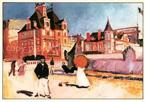 AK / Ansichtskarte Kuenstlerkarte Raoul Dufy Trouville 1906 07 Fauvismus  Kat. Kuenstlerkarte