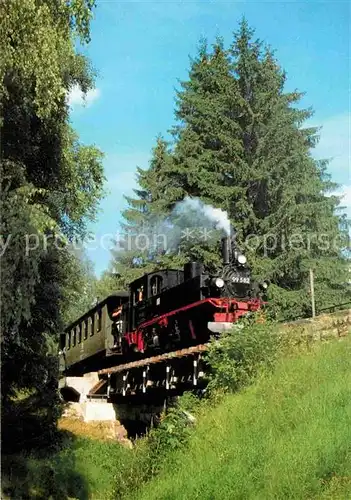 AK / Ansichtskarte Lokomotive Museumsbahn Schoenheide Carlsfeld  Kat. Eisenbahn