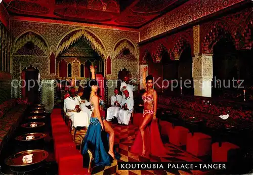AK / Ansichtskarte Tanger Tangier Tangiers Koutoubia Palace Folklore Orchestra Kat. Marokko