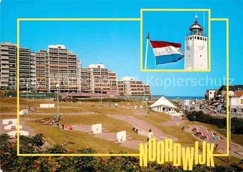AK / Ansichtskarte Noordwijk aan Zee  Hotelanlagen Minigolf Leuchtturm Kat. Noordwijk