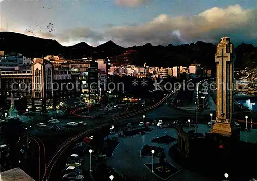 AK / Ansichtskarte Santa Cruz de Tenerife Cruz de los Caidos y Avenida de Anaga Kat. Santa Cruz de Tenerife