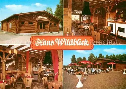 AK / Ansichtskarte Gangelt Cafe Restaurant Haus Wildblick Gaststube Terrasse Kat. Gangelt