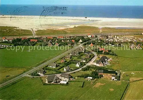 AK / Ansichtskarte St Peter Ording Nordseeheilbad Schwefelbad Fliegeraufnahme Kat. Sankt Peter Ording