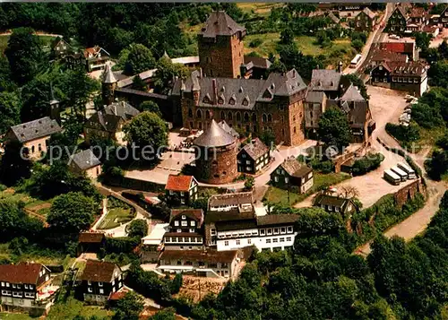 AK / Ansichtskarte Burg Wupper Schloss Wahrzeichen des Bergischen Landes Fliegeraufnahme Kat. Solingen