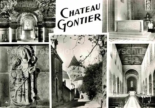 AK / Ansichtskarte Chateau Gontier Eglise Saint Jean XI siecle Kat. Chateau Gontier