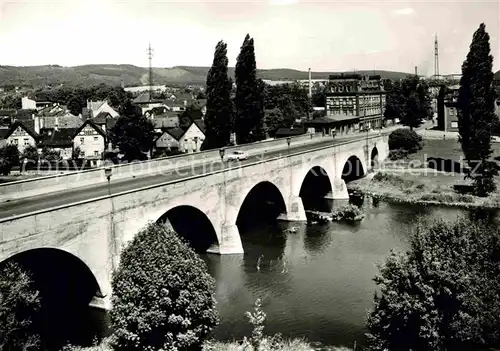 AK / Ansichtskarte Saalfeld Saale Saalebruecke Kat. Saalfeld