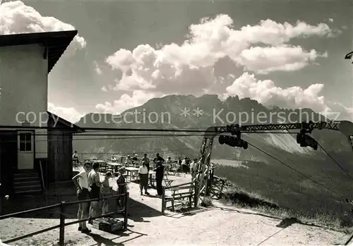 AK / Ansichtskarte Paolina Huette Albergo Berggasthaus Alpenpanorama Kat. Karersee Suedtirol