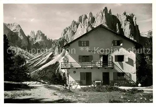 AK / Ansichtskarte Catinaccio Dolomiten Rifugio Megritella Kat. Italien