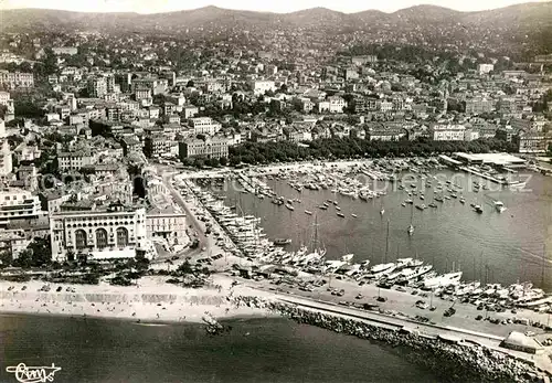 AK / Ansichtskarte Cannes Alpes Maritimes Fliegeraufnahme Hafen Quai St. Pierre Kat. Cannes