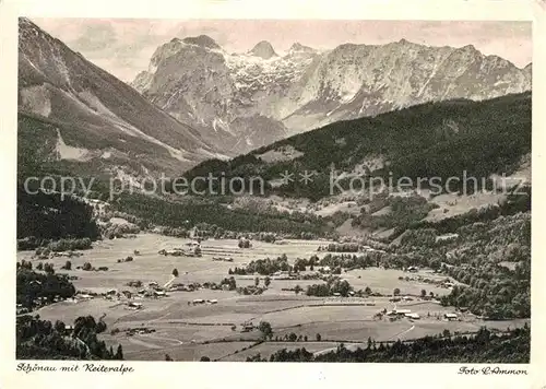 AK / Ansichtskarte Schoenau Berchtesgaden Fliegeraufnahme mit Reiteralpe Kat. Berchtesgaden