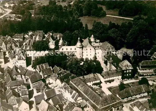 AK / Ansichtskarte Laubach Hessen Fliegeraufnahme Schloss Kat. Laubach Vogelsberg