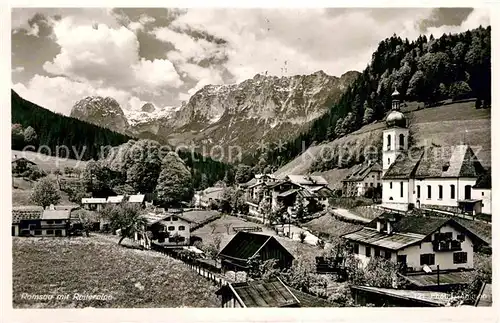 AK / Ansichtskarte Ramsau Berchtesgaden mit Reiteralpe Kat. Ramsau b.Berchtesgaden