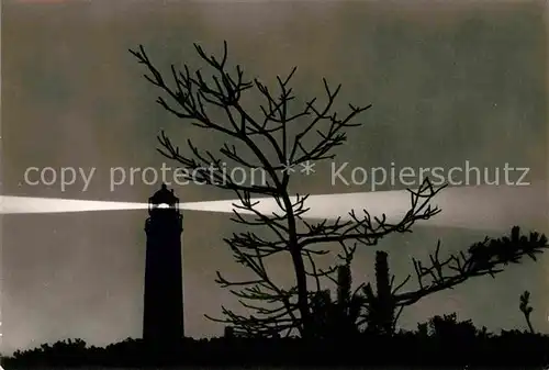AK / Ansichtskarte Prerow Ostseebad Leuchtturm bei Nacht Kat. Darss