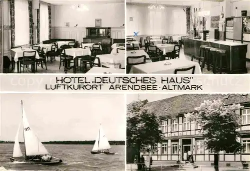 AK / Ansichtskarte Arendsee Altmark Hotel Deutsches Haus  Kat. Arendsee