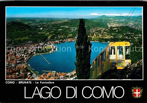 AK / Ansichtskarte Brunate Como La Funicolare Lago di Como Drahtseilbahn Comersee Kat. Como