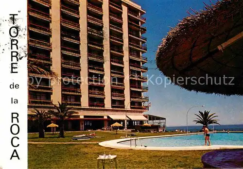 AK / Ansichtskarte Torremolinos Hotel Torre de la Roca Piscina Swimming Pool Kat. Malaga Costa del Sol