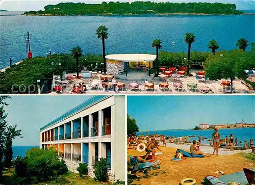 AK / Ansichtskarte Porec Strand Hotel Restaurant Kat. Kroatien