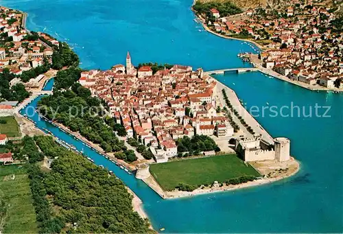 AK / Ansichtskarte Trogir Trau Fliegeraufnahme Kat. Trogir