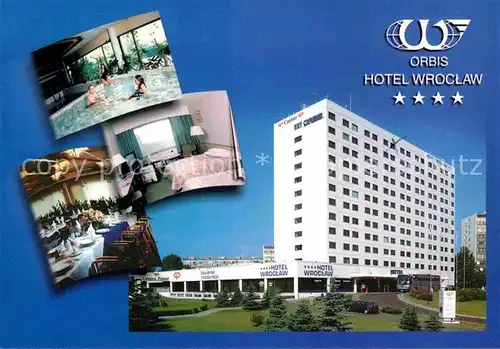 AK / Ansichtskarte Wroclaw Orbis Hotel Hallenbad Restaurant Kat. Wroclaw Breslau