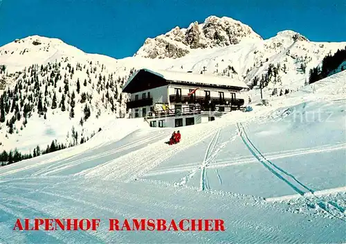 AK / Ansichtskarte Hermagor Kaernten Alpenhof Ramsbacher Wintersportplatz Alpen Kat. Hermagor Pressegger See