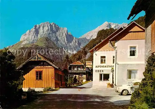 AK / Ansichtskarte Koetschach Mauthen Kaernten Alpengasthof Eder gegen Cellon Kellerwand Karnische Alpen Kat. Koetschach Mauthen