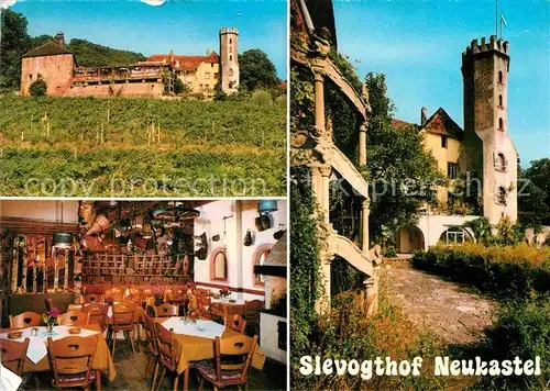 AK / Ansichtskarte Leinsweiler Gaestehaus Restaurant Slevogthof Neukastel Kat. Leinsweiler