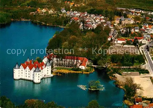 AK / Ansichtskarte Gluecksburg Ostseebad Schloss Fliegeraufnahme Kat. Gluecksburg (Ostsee)