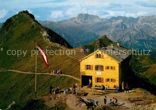 AK / Ansichtskarte Schruns Vorarlberg Wormser Huette Rote Wand Montafon Kat. Schruns