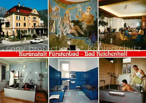 AK / Ansichtskarte Bad Reichenhall Kuranstalt Fuerstenbad Baederabteilungen Kat. Bad Reichenhall